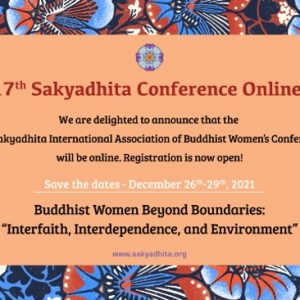 Sakyadhita Internacional y Sakyadhita Spain convocan a las mujeres budistas de todo el mundo y de todas las tradiciones