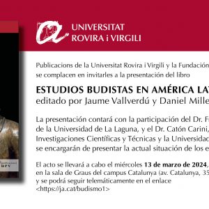 Acto de presentación oficial del libro Estudios Budistas en América Latina y España – Volumen I