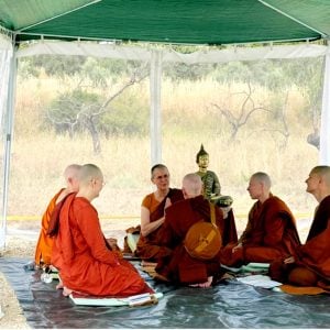 Read more about the article Bhikkhunī Arindamā. Primera ordenación theravada en España