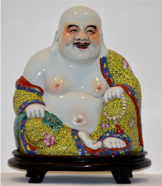 Estatuilla en porcelana de Budai. Fotografía cortesía del autor